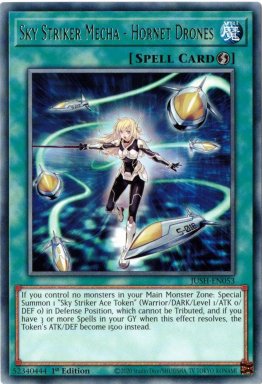 Sky Striker Mecha - Hornet Drones - JUSH-EN053 - Rare 1st Edition