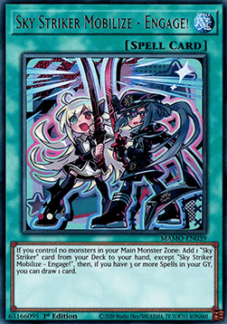 Sky Striker Mobilize - Engage!(New artwork) - MAMO-EN039 - Ultra Rare 1st Edition