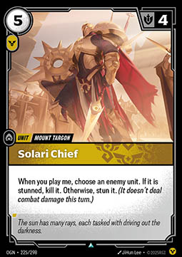Solari Chief - 225/298 - Uncommon