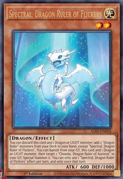 Spectral, Dragon Ruler of Flickers - ALIN-EN018 - Ultra Rare 1st Edition