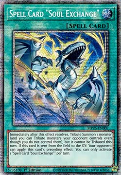 Spell Card "Soul Exchange - MP25-EN007 - Starlight Rare 1st Edition