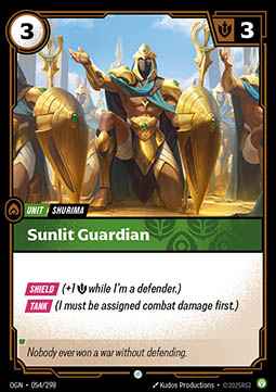 Sunlit Guardian - 054/298 - Common
