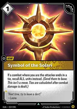 Symbol of the Solari - 227/298 - Uncommon