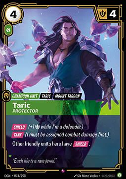 Taric, Protector - 074/298 - Rare