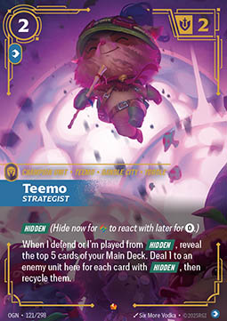 Teemo, Strategist - 121/298 - Epic