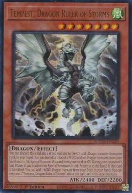 Tempest, Dragon Ruler of Storms - BLMM-EN120 - Ultra Rare 1st Edition