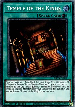 Temple of the Kings - MP25-EN017 - Starlight Rare 1st Edition
