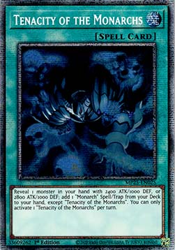 Tenacity of the Monarchs - MP25-EN025 - Starlight Rare 1st Edition