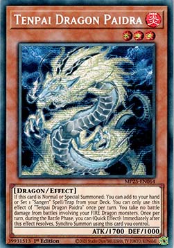 Tenpai Dragon Paidra - MP25-EN064 - Prismatic Secret Rare 1st Edition