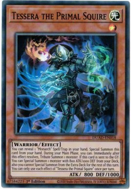 Tessera the Primal Squire - DUAD-EN018 - Super Rare 1st Edition