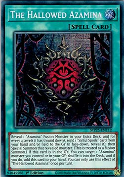 The Hallowed Azamina - MP25-EN112 - Prismatic Secret Rare 1st Edition