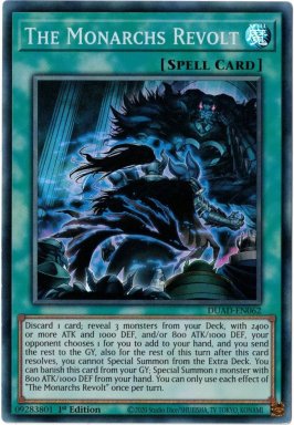 The Monarchs Revolt - DUAD-EN062 - Super Rare 1st Edition