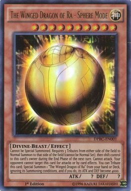 The Winged Dragon Of Ra Sphere Mode - DPBC-EN001 - Ultra Rare - 1st ...