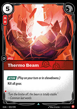Thermo Beam - 022/298 - Uncommon
