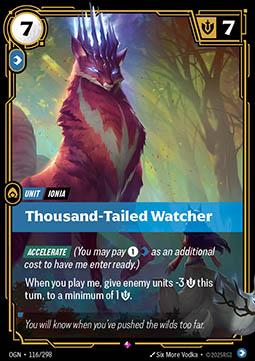 Thousand-Tailed Watcher - 116/298 - Rare