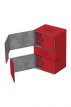 Ultimate Guard Twin Flip´n´Tray Deck Case 160+ Standard Size XenoSkin Red Card Boxes Ultimate Guard
