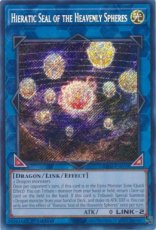 Hieratic Seal of the Heavenly Spheres - RA02-EN039 - Secret Rare 1st Edition