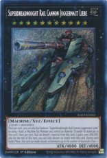 Superdreadnought Rail Cannon Juggernaut Liebe - RA03-EN041 Secret Rare 1st Edition