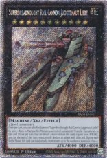 Superdreadnought Rail Cannon Juggernaut Liebe - RA03-EN041 Platinum Secret Rare 1st Edition