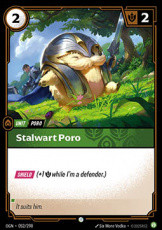 Stalwart Poro - 052/298 - Common Foil Stalwart Poro - 052/298 - Common Foil