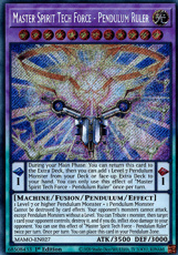 Master Spirit Tech Force - Pendulum Ruler - MAMO-E Master Spirit Tech Force - Pendulum Ruler - MAMO-EN027 - Secret Rare 1st Edition