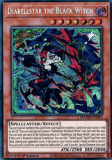 Diabellstar the Black Witch(New artwork) - MAMO-EN Diabellstar the Black Witch(New artwork) - MAMO-EN032 - Secret Rare 1st Edition