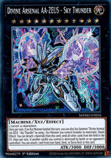 Divine Arsenal AA-ZEUS - Sky Thunder(New artwork) Divine Arsenal AA-ZEUS - Sky Thunder(New artwork) - MAMO-EN035 - Secret Rare 1st Edition