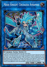 Mekk-Knight Crusadia Avramax(New artwork) - MAMO-E Mekk-Knight Crusadia Avramax(New artwork) - MAMO-EN037 - Secret Rare 1st Edition