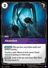 Abandon - 131/219 - Uncommon Abandon - 131/219 - Uncommon