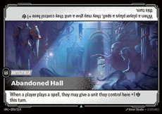 Abandoned Hall - 205/219 - Uncommon Abandoned Hall - 205/219 - Uncommon