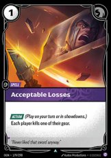 Acceptable Losses - 179/298 - Uncommon Foil Acceptable Losses - 179/298 - Uncommon Foil