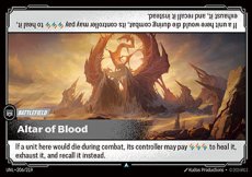 Altar of Blood - 206/219 - Uncommon Altar of Blood - 206/219 - Uncommon