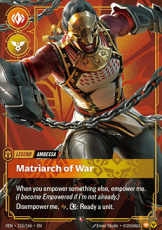 Ambessa, Matriarch of War - 153/166 - Rare Ambessa, Matriarch of War - 153/166 - Rare