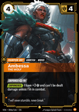 Ambessa, The Wolf - 084a/166 - Showcase Ambessa, The Wolf - 084a/166 - Showcase