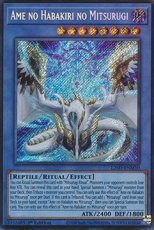 Ame no Habakiri no Mitsurugi - L26D-ENM10 - Secret Ame no Habakiri no Mitsurugi - L26D-ENM10 - Secret Rare 1st Edition