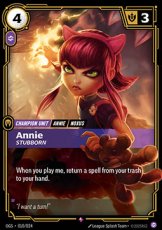 Annie, Stubborn - 010/024 - Rare Non-Foil Annie, Stubborn - 010/024 - Rare Non-Foil