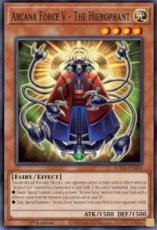 Arcana Force V - The Hierophant - SUDA-EN004 - Common 1st Edition