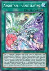Argostars - Giantslaying - ALIN-EN062 - Super Rare 1st Edition