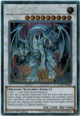 (EX) Azure-Eyes Silver Dragon - LCKC-EN066 - Secret Rare - 1st Edition