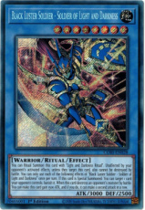 Black Luster Soldier - Soldier of Light and Darkne Black Luster Soldier - Soldier of Light and Darkness - CORI-EN028 - Secret Rare 1st Edition