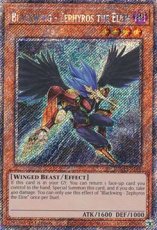 Blackwing - Zephyros the Elite - RA04-EN145 - Plat Blackwing - Zephyros the Elite - RA04-EN145 - Platinum Secret Rare 1st Edition