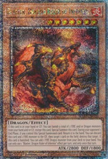 Blaster, Dragon Ruler of Infernos - RA03-EN010 Qua Blaster, Dragon Ruler of Infernos - RA03-EN010 Quarter Century Secret Rare 1st Edition