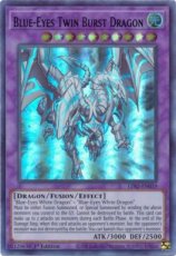 Blue-Eyes Twin Burst Dragon(Blue) : LDS2-EN019 - Ultra Rare 1st Edition