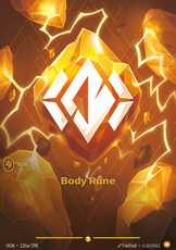 Body Rune - 126a/298 - Showcase Body Rune - 126a/298 - Showcase
