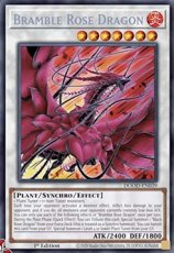 Bramble Rose Dragon - DOOD-EN039 - Secret Rare 1st Bramble Rose Dragon - DOOD-EN039 - Secret Rare 1st Edition