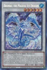 Brionac, the Magical Ice Dragon - BLTR-EN004 - Secret Rare 1st Edition