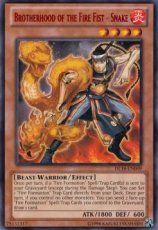 Brotherhood of the Fire Fist - Snake(Red) - DL18-EN009 - Rare