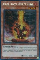 Burner, Dragon Ruler of Sparks - BLMM-EN123 - Secr Burner, Dragon Ruler of Sparks - BLMM-EN123 - Secret Rare 1st Edition