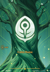 Calm Rune - 042a/298 - Showcase Calm Rune - 042a/298 - Showcase