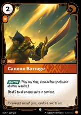 Cannon Barrage - 127/298 - Common Cannon Barrage - 127/298 - Common